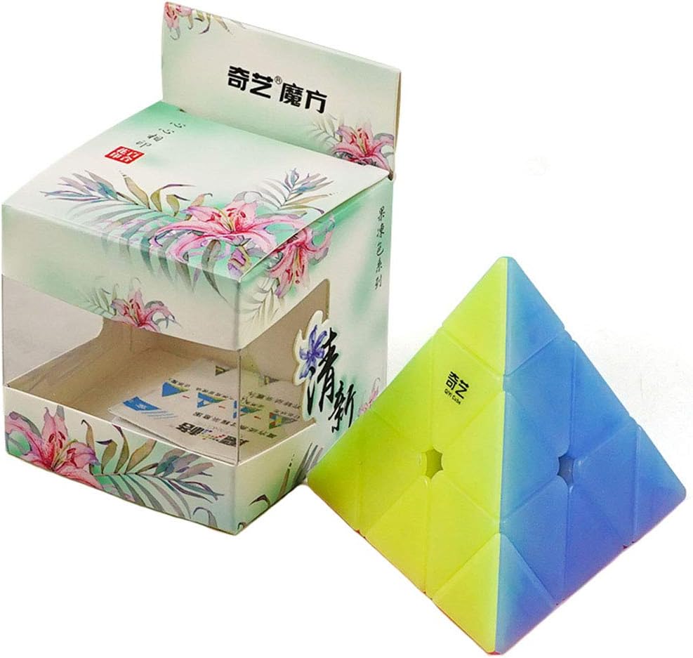QiYi Warrior W 3x3 stickerless jelly speed cube with frosted transparent colors - view 11