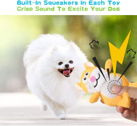 LEGEND SANDY Tough Dog Toys - 12 Pack Mixed Animals - image 2