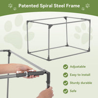 PETSFIT 36" Soft Portable Dog Crate - 36.0"L x 24.0"W x 23.0"H / Green - image 3