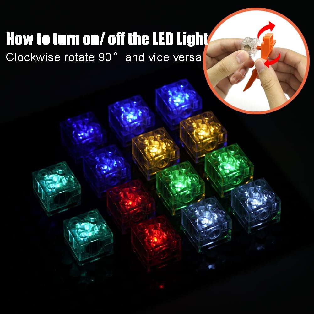 Light Up Bricks Accessories Kits - 2x2 - image 3