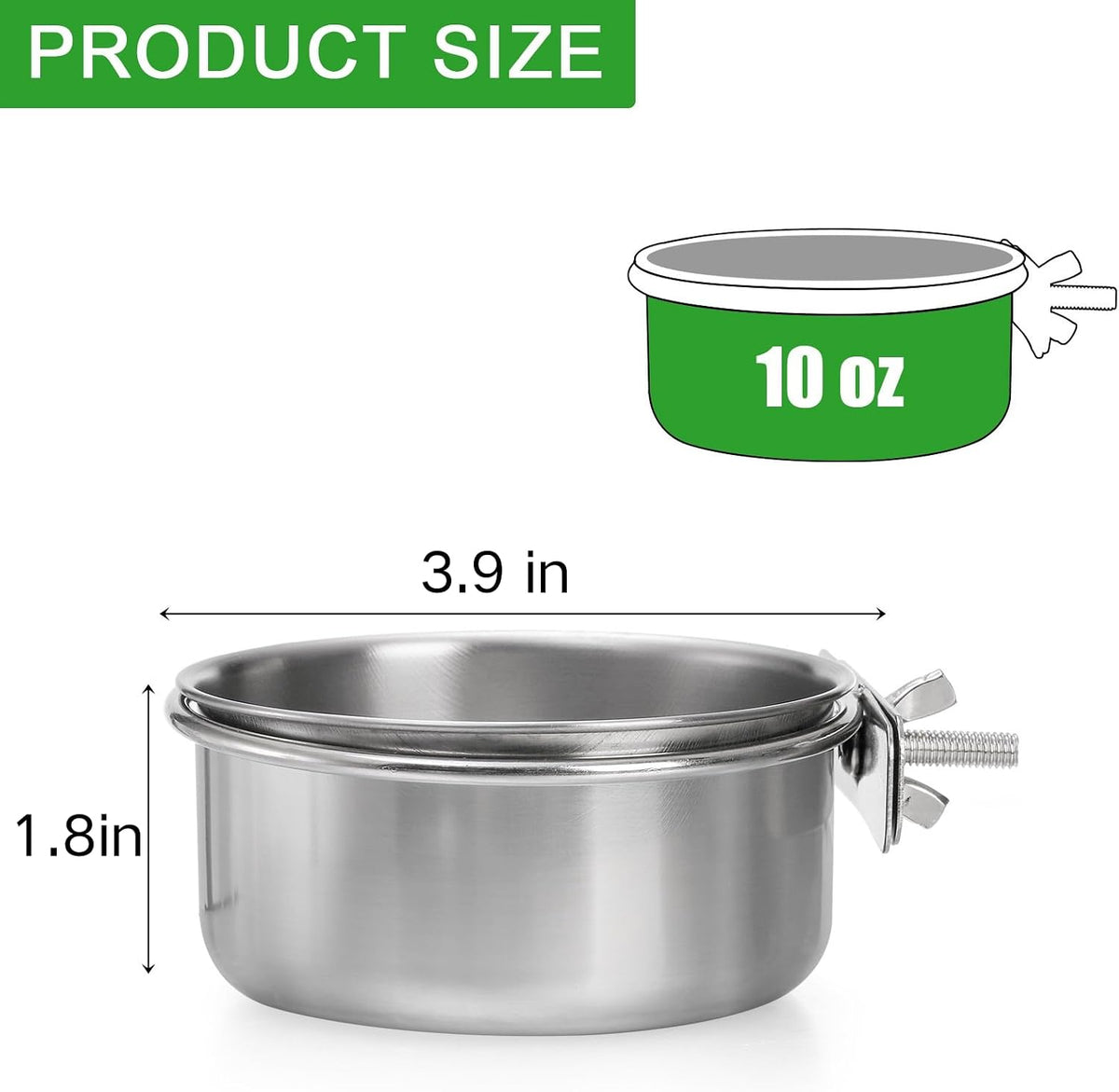 Okllen 4 Pack Bird Feeding Dish Cups - image 2