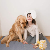 Washable Pee Pads for Dogs, Nonslip and Leak-Proof Dog Pee Pads - Gray / 34" x 36" (2 Pack) - image 2