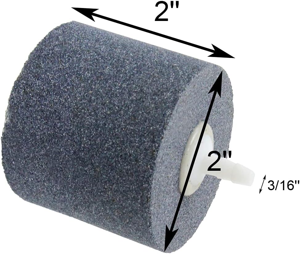 AQUANEAT Aquarium Air Stone 4x2 inch 2 Pack, Large Airstone - 2 inch 2 pcs - image 2