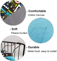 RIOUSSI Guinea Pig Hideout Hideaway Corner Fleece Toys Cage - Blue / Triangle - image 2