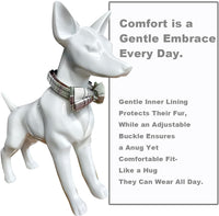SuperBuddy Dog Collar, Adjustable Dog Collar with Bowtie - Large / Green-1 - image 4