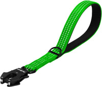 Heavy Duty Short Dog Leash - Grass Green / 12 Inch