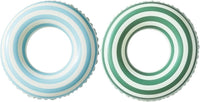 BAITEMJIA striped inflatable swimming pool float swim ring for kids ages 5 to 10 - view 3