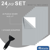 QIKSION 24 Pcs Puzzle Saver Sheets - 24 pcs - image 2