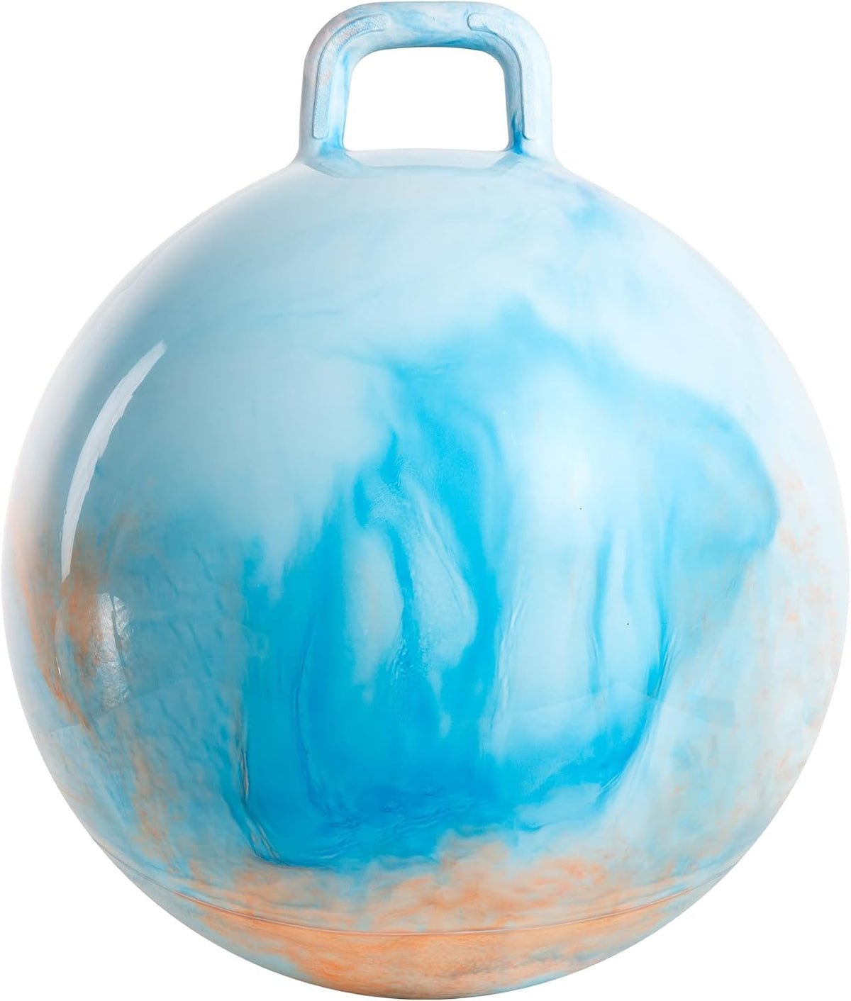 U&C Planet Hopper Ball, 18In Bouncy Ball with Handle for Kids Ages 3-6 – Fun for Kids & Family - 5-9 Years / Blue Clouds