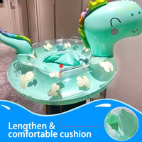 UMBWORLD baby swim float with seat and handle in pink unicorn style - view 14