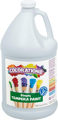 Colorations paraben-free orange tempera paint for kids, 1 gallon container - view 3