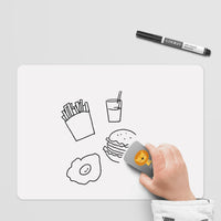 loukin Kids Magnetic Dry Erase Erasers - Gray 2 Pack - image 3