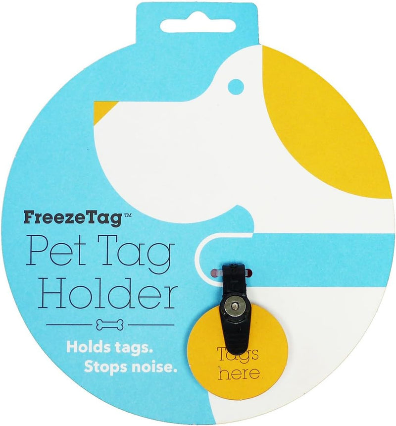 FreezeTag Dog Tag Silencer and Connector, One Size, Graphite – Essentials for Dogs