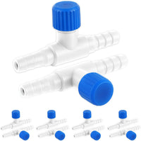 Psyqtsuary Aquarium Air Valve - Blue, White
