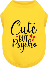 Expressive Cotton Dog Apparel: Soft - M-(8~14lb) | Chest(~18.1") / Yellow