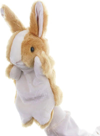 RIY plush rabbit farm animal hand puppet for storytelling and pretend play - view 9