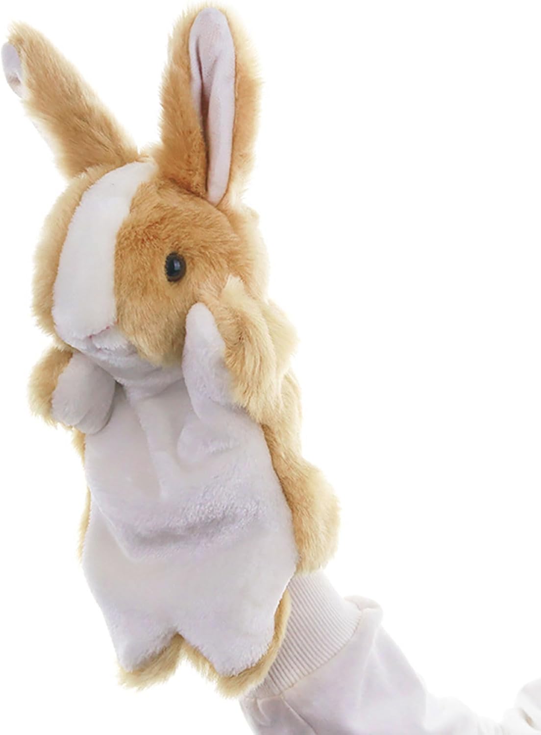 RIY plush rabbit farm animal hand puppet for storytelling and pretend play - view 9