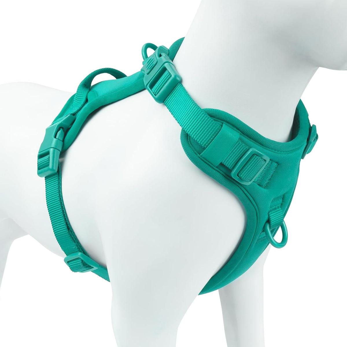 Sunraymascota No Pull Dog Harness for Medium Sized Dogs Puppy Vest - MARRS Green / M(Neck:18.5-25.6", Chest:20.9-30.7")