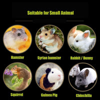24 PCS Chinchilla Chew Toys Lava Blocks Hamster Chew Toys – Essentials for Small Pets - 10 Pcs-Square / 1.57 Inch Diameter - image 3