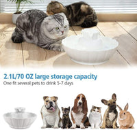 iPettie Tritone Ceramic Cat Water Fountain - image 2
