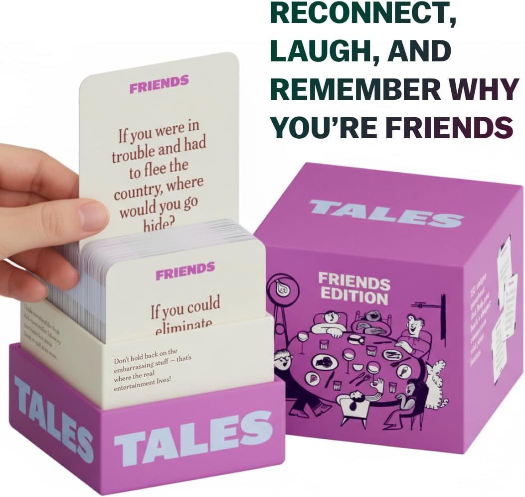 TALES 150 Conversation Cards, Create Meaningful Connections - Friends Edition - image 4