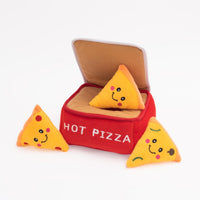 ZippyPaws Burrow Hide & Seek Plush Puzzles, Milk and Cookies - Pizza Box - image 4