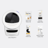 Whisker Litter-Robot 4 Supply & Accessory Bundle, Automatic - White / Supply Bundle - image 2