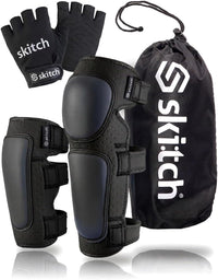 Skitch kids protective gear set with knee pads, elbow pads, wrist guards and bag - view 4