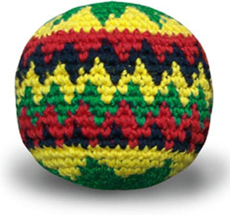 World Footbag Rasta Crochet Footbag – Fun for Kids & Family
