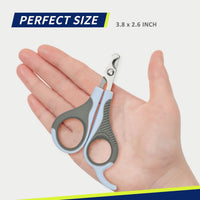 Pet Nail Clippers U07.2, Professional Claw Trimmer - Small / #03 Grey/Blue - image 2