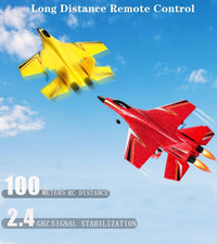 Crohorizon foam RC airplane for beginners with six-axis gyro and lights - view 3