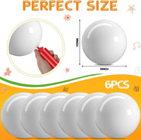 GCQJOQ 9 inch marbleized playground balls in six colors with a pump - view 5