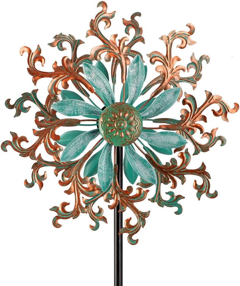 Viveta Wind Spinners Outdoor - Copper Green-b