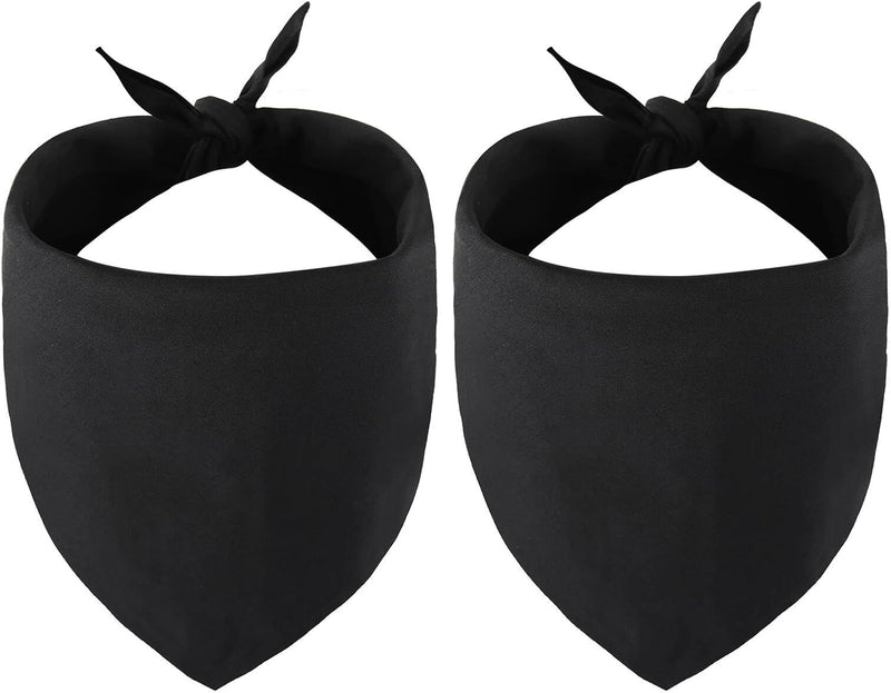 Blank Dog Bandana Large 1PCS - black-2PCS / Medium