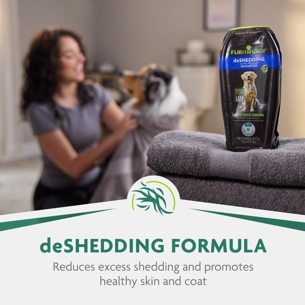 FURminator Ultra Premium deShedding Conditioner for Dogs - Pouch Shampoo / 16 oz - image 4