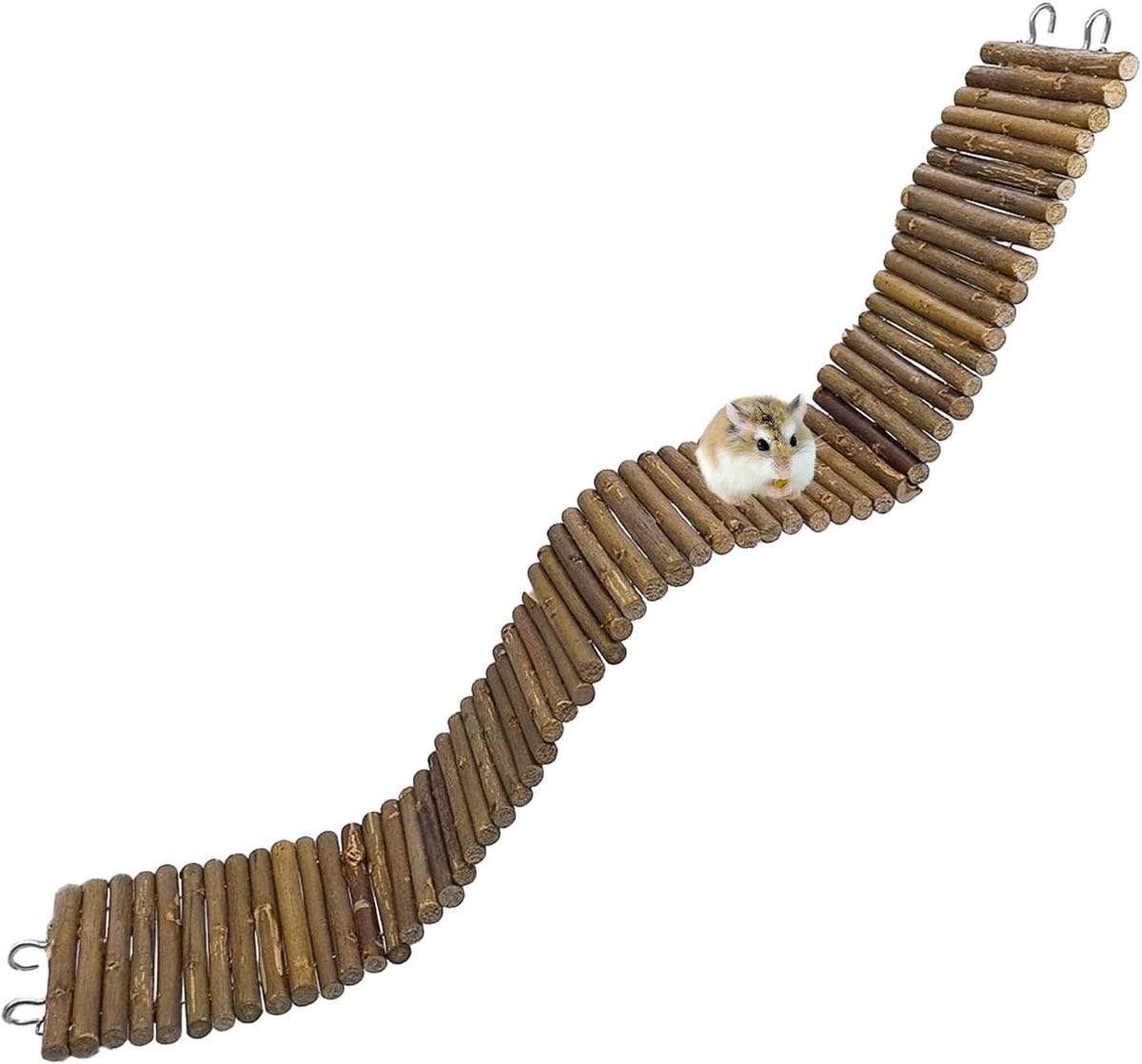 2-Pack Rat Bendy Long Suspension Bridges 19.7 x 2.7 Inch Hamster - 1PCS 19.7x2.7in