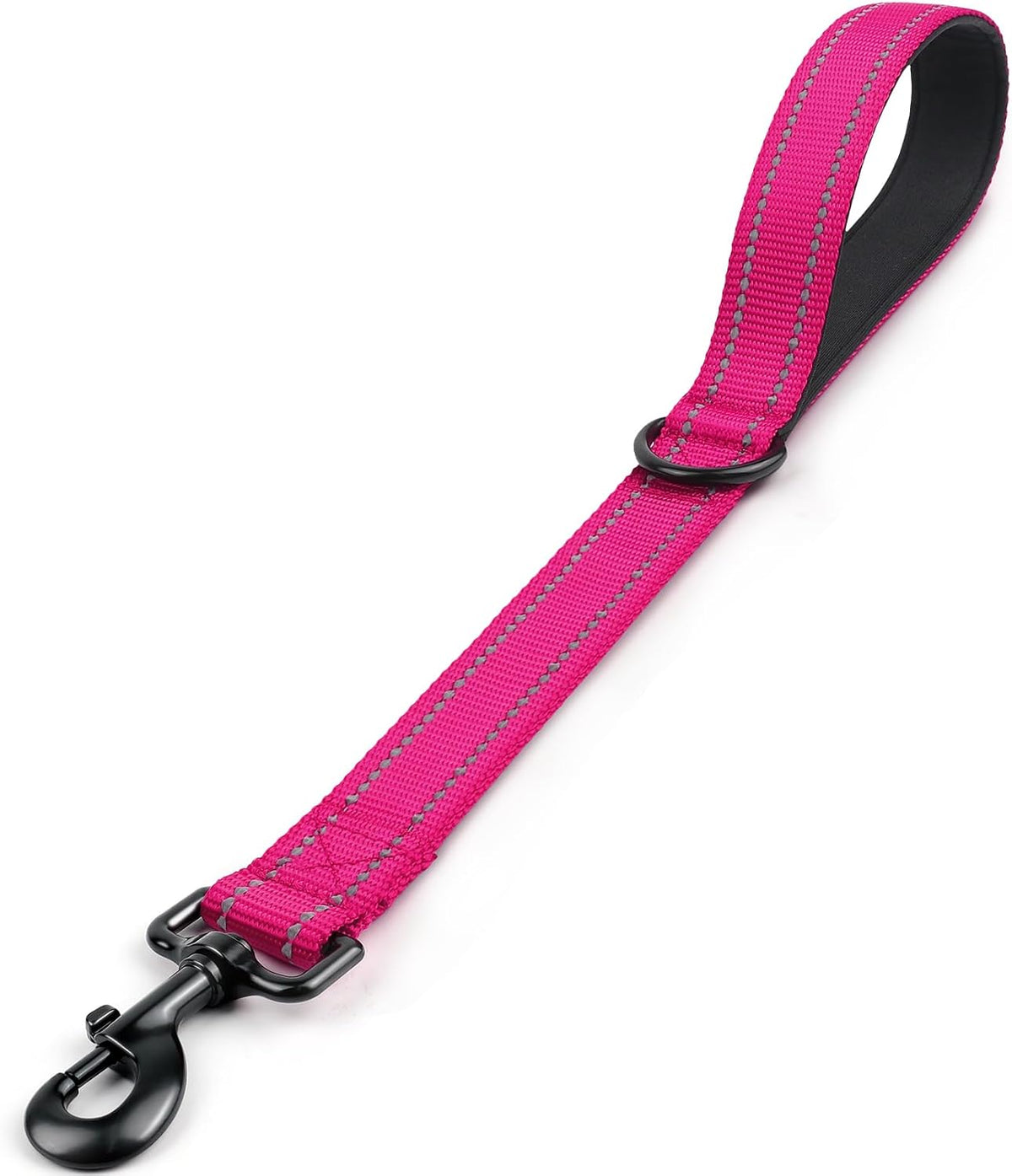 Joytale Short Dog Leash for Close Control & Training, 18" - 1.5 ft / Hotpink