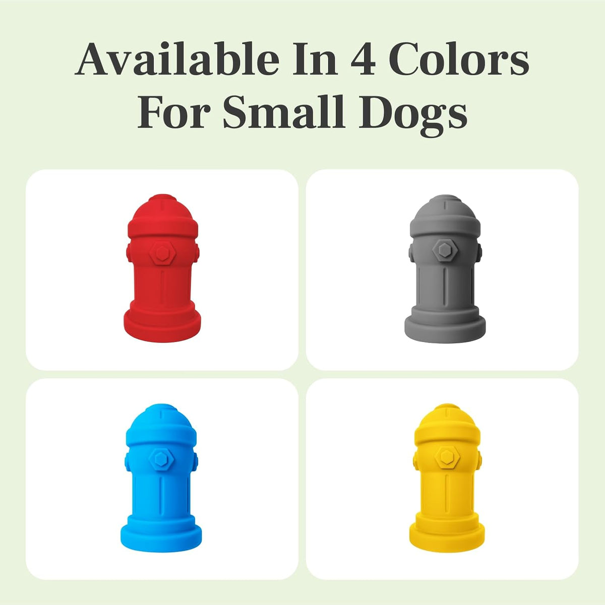 Small Dog Fire Hydrant 4x7 Silicone Soft Potty Training Aid for Small - Yellow - image 4