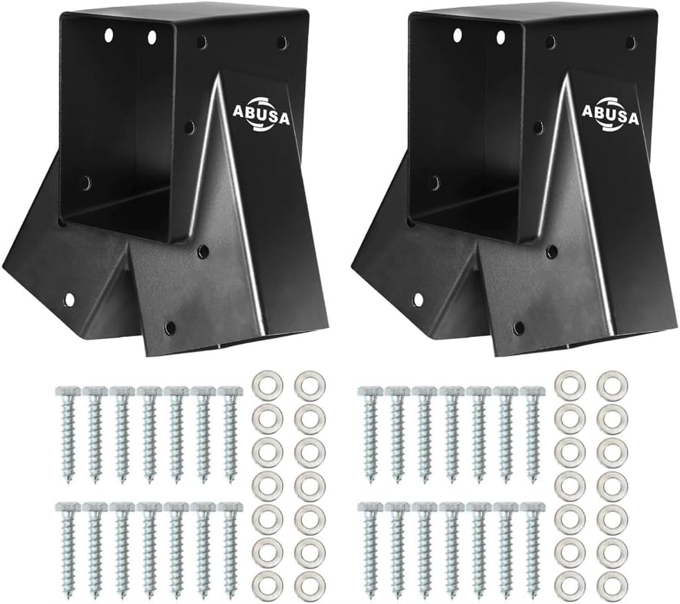 ABUSA heavy duty A-frame swing set brackets with 4 swing hangers and bolts - view 8
