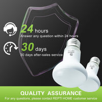 Reptile Heat Lamp Bulbs, Simulate Natural Sunlight Heat Light Bulb, 2 Pack 100W Amphibian Terrarium - Basking Bulb / 2*50 - image 4
