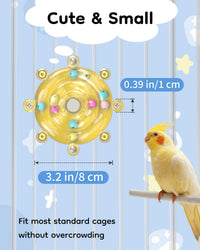 Pawfly 2 Pcs Bird Toys for Parakeets - 1 PC / Yellow - image 2