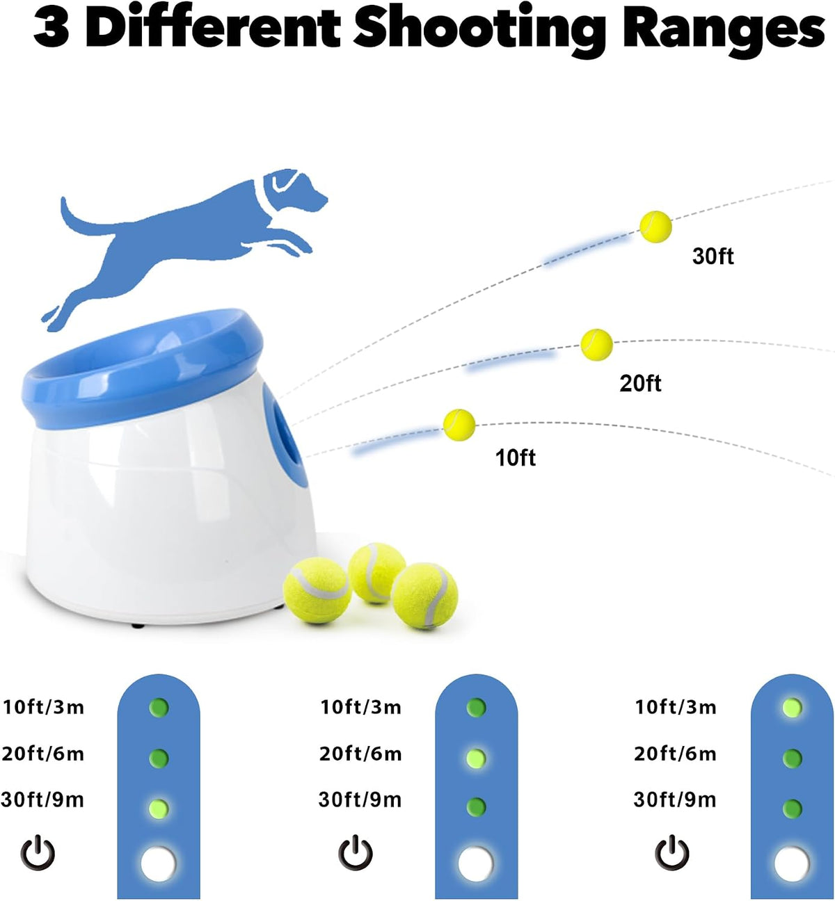 Pet Prime Automatic Dog Ball Thrower Launcher for Small and Medium - Mini Ball Launcher - image 2