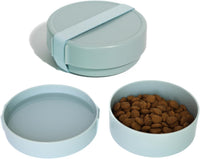 Barkin’ Trails Travel Dog Bowls, Portable Outdoor Water - Icy Blue