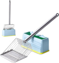 Cat Litter Scoop 43 inch Metal Litter Scooper with Stainless Steel - stainless steel