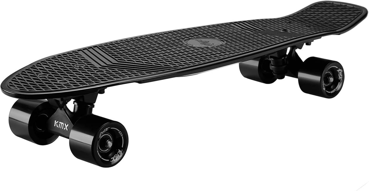 KMX Classic Retro Mini Cruiser Skateboard 22" & 27" for Boys Girls - Black Classic / 27" - image 3