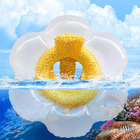 Umbresen Baby Swimming Float - White Flower - image 4