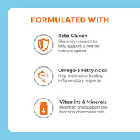 Nutramax Imuquin Immune Health Supplement Powder for Cats, with Beta Glucans, Marine Lipids, Vitamins and Minerals, 30 Packets, Updated Version