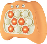 Intoypad Handheld Speed Push Pop Game Fun Sensory Fidget Toy for Kids - Orange