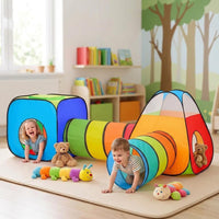 Kids Play Tunnel Tent for Toddlers - 4 Pcs B - image 2