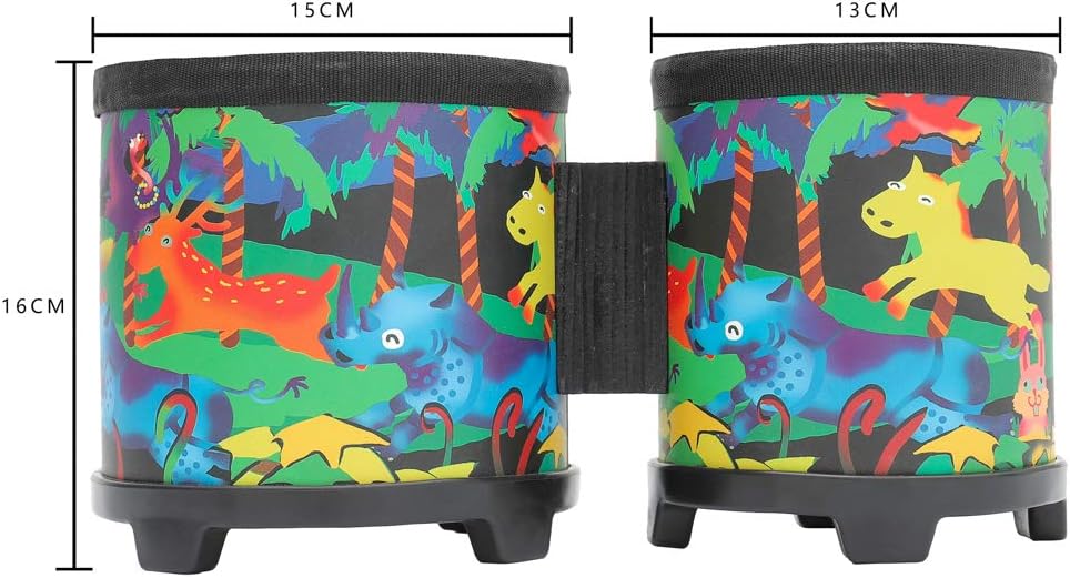 Ubblove Floor Tom Drum for Kids 8 inch Percussion Instrument – Fun for Kids & Family - 5"-6" - image 4